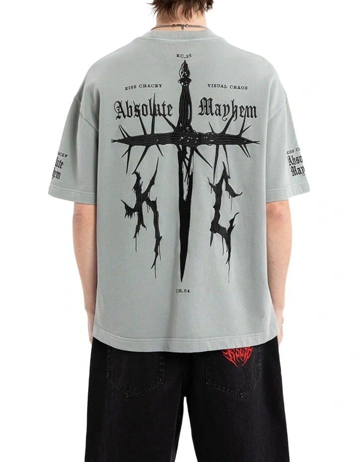 Absolute Loopback Street Tee in Grey image 5