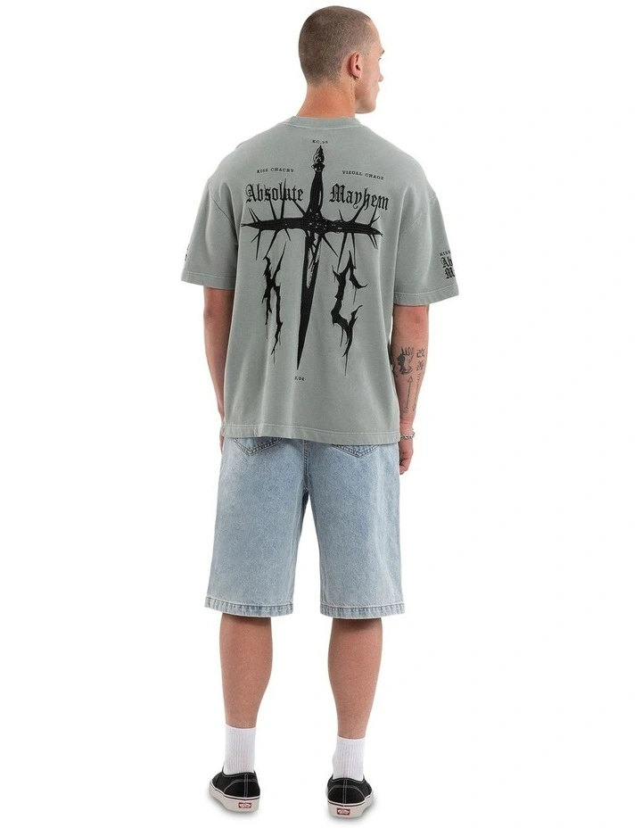 Absolute Loopback Street Tee in Grey image 5