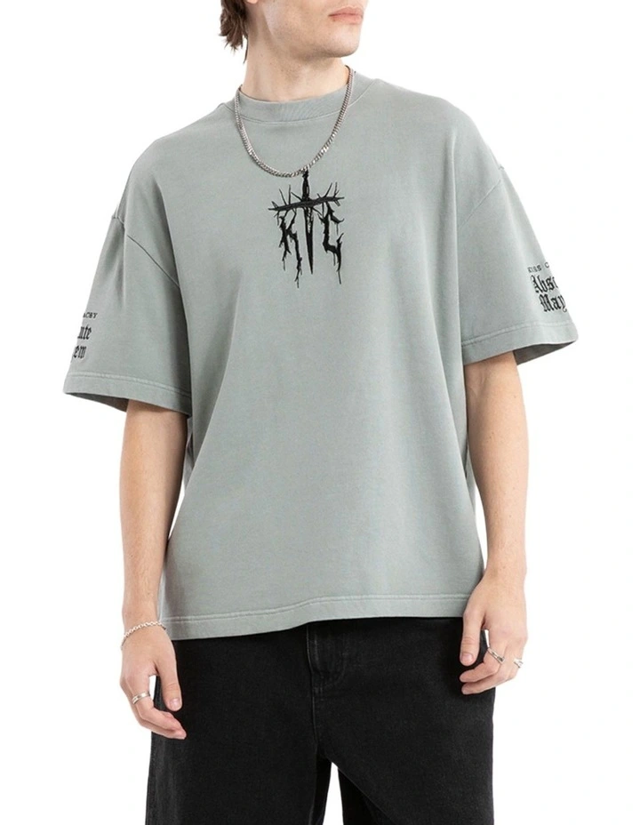 Absolute Loopback Street Tee in Grey image 6