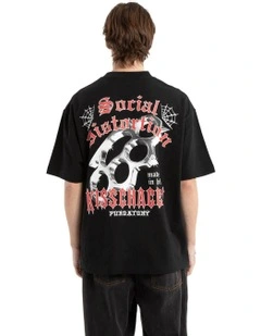 Distortion Street Tee in Black