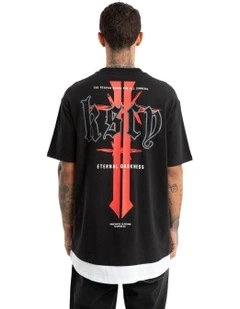 Eternal Box Layer Tee in Black