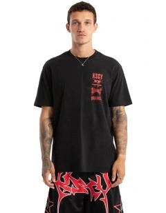 Frontier Relaxed Tee in Black