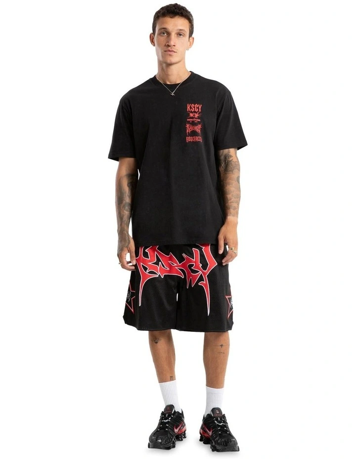 Frontier Relaxed Tee in Black image 6