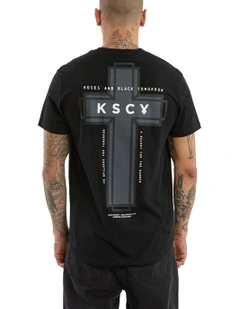 Judgement Dual Curved Tee in Black