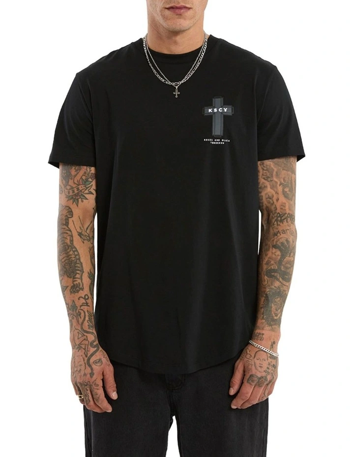 Judgement Dual Curved Tee in Black image 3