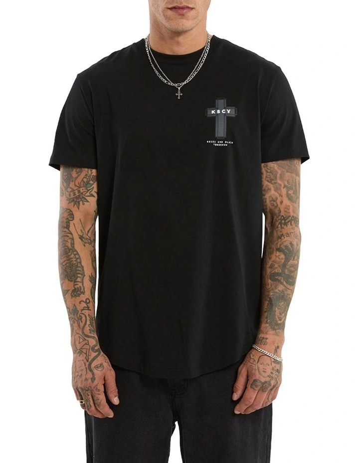 Judgement Dual Curved Tee in Black image 4