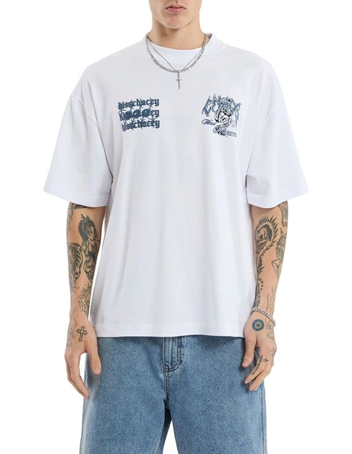 Clusters Street Tee in White image 4