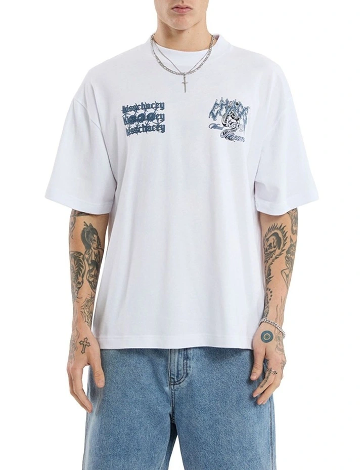 Clusters Street Tee in White image 3