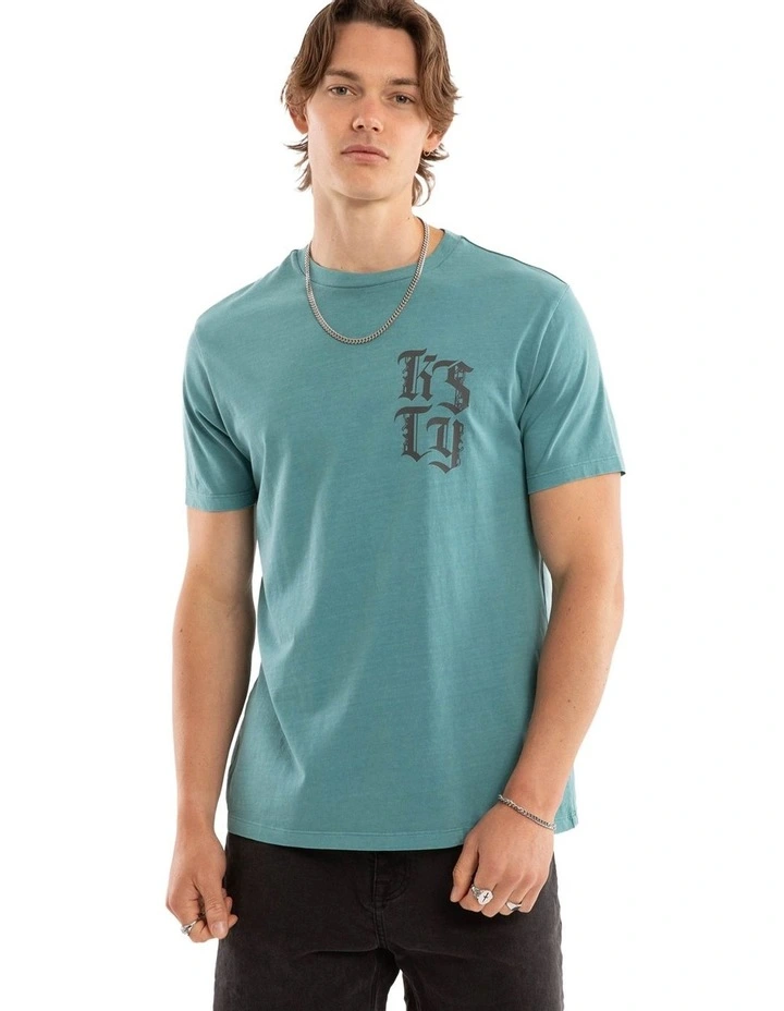 Mutiny Street Tee in Blue image 2
