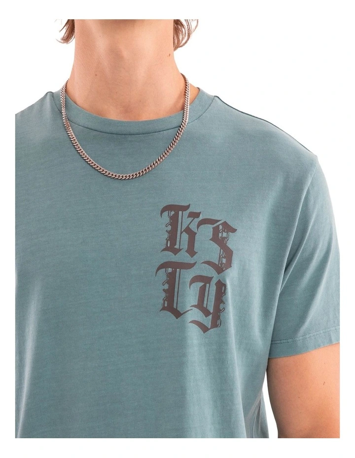 Mutiny Street Tee in Blue image 4