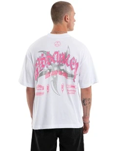 Shield Street Tee in White