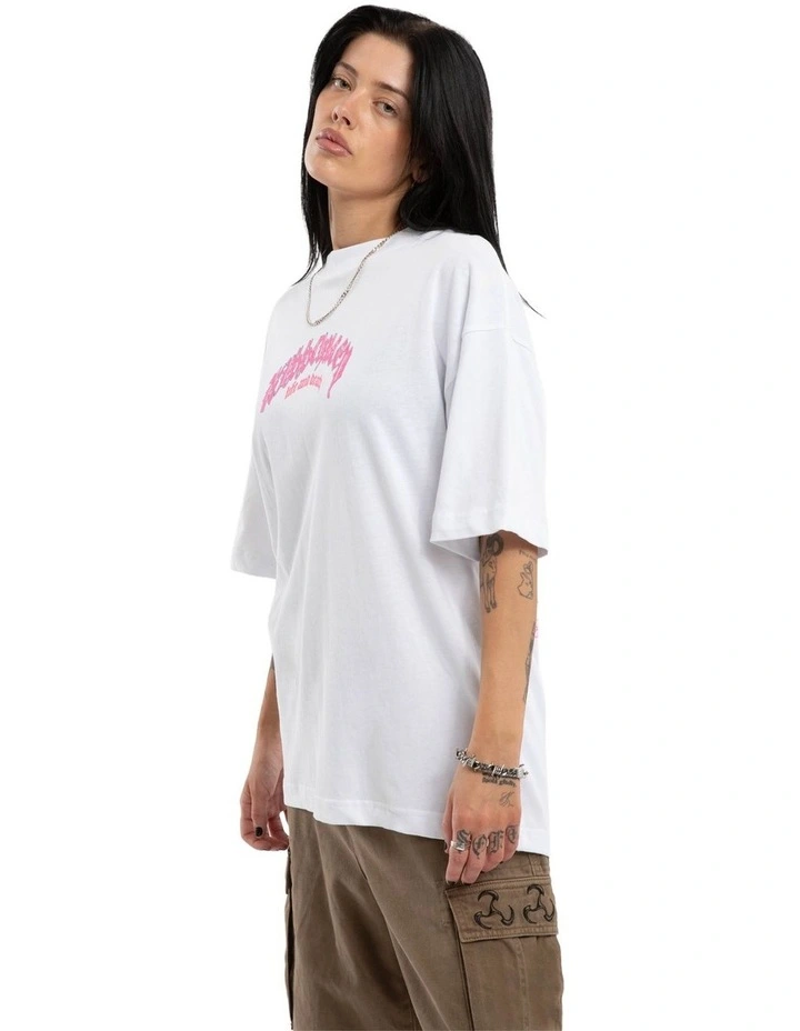 Shield Street Tee in White image 3
