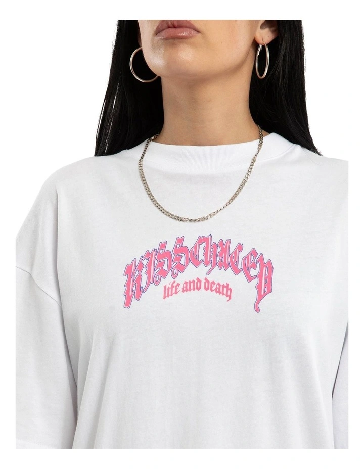 Shield Street Tee in White image 4