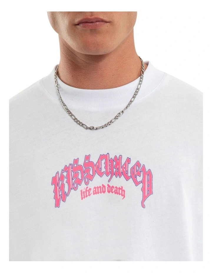 Shield Street Tee in White image 4