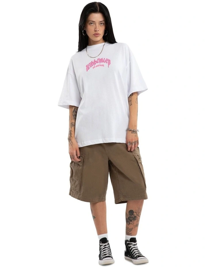 Shield Street Tee in White image 6