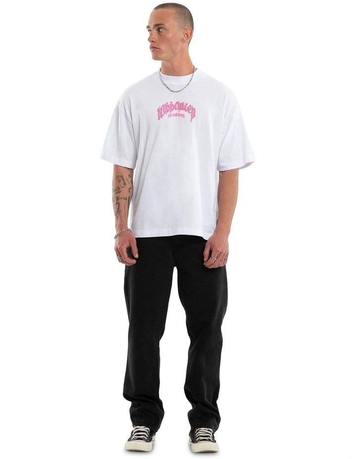 Shield Street Tee in White image 6