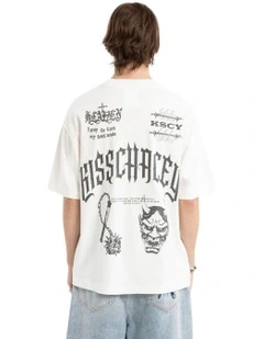 Abyss Street Tee in White