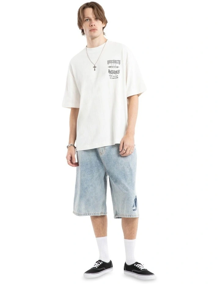 Abyss Street Tee in White image 6