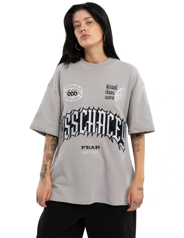 Eternity Loopback Street Tee in Grey image 1