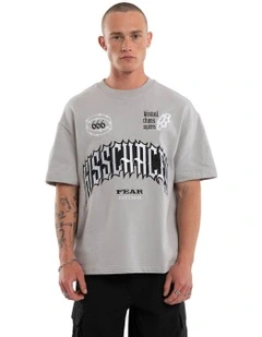 Eternity Loopback Street Tee in Grey