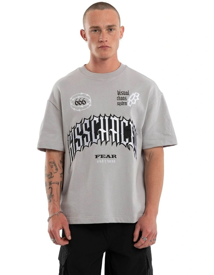 Eternity Loopback Street Tee in Grey image 1