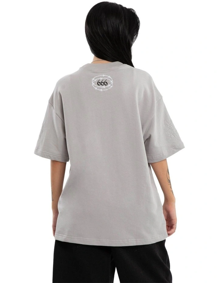 Eternity Loopback Street Tee in Grey image 2