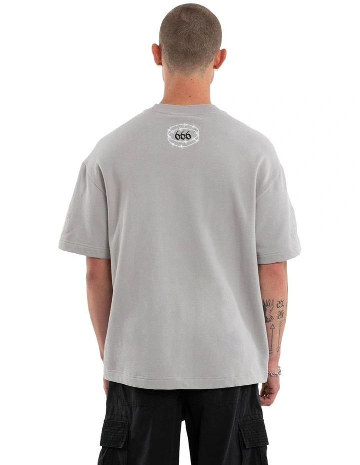 Eternity Loopback Street Tee in Grey image 2