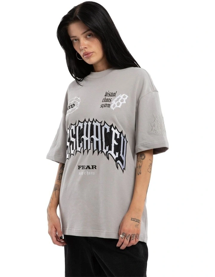 Eternity Loopback Street Tee in Grey image 3