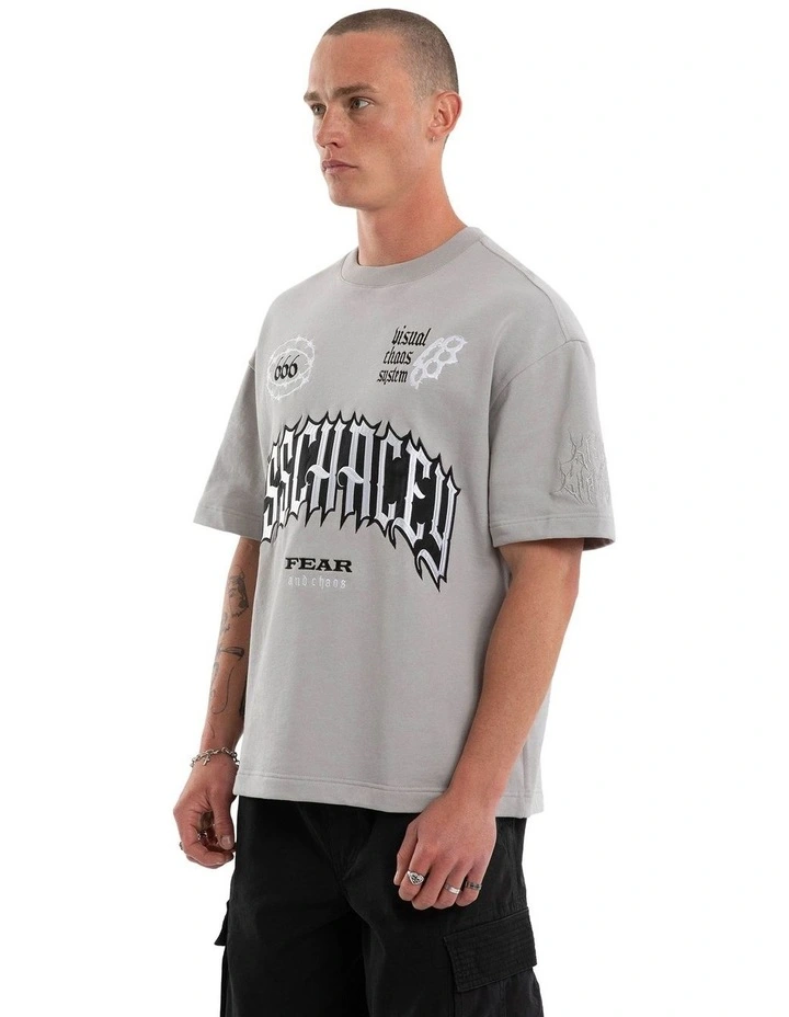 Eternity Loopback Street Tee in Grey image 3