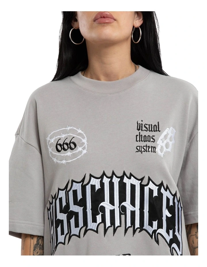 Eternity Loopback Street Tee in Grey image 4