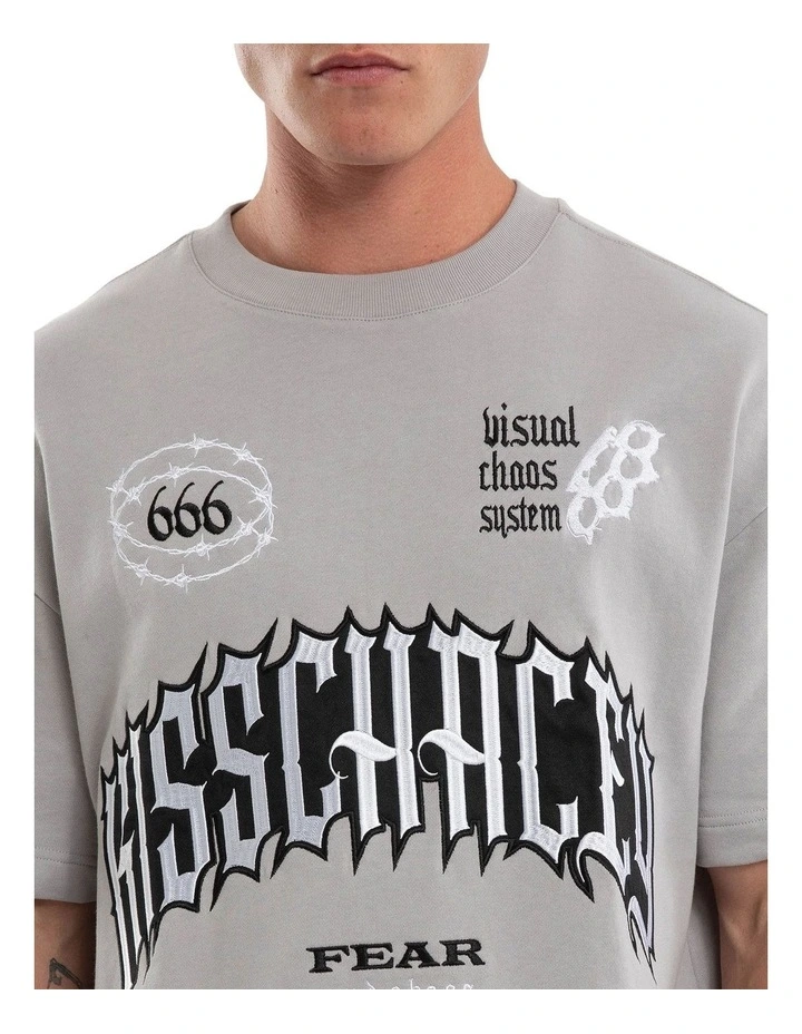 Eternity Loopback Street Tee in Grey image 4