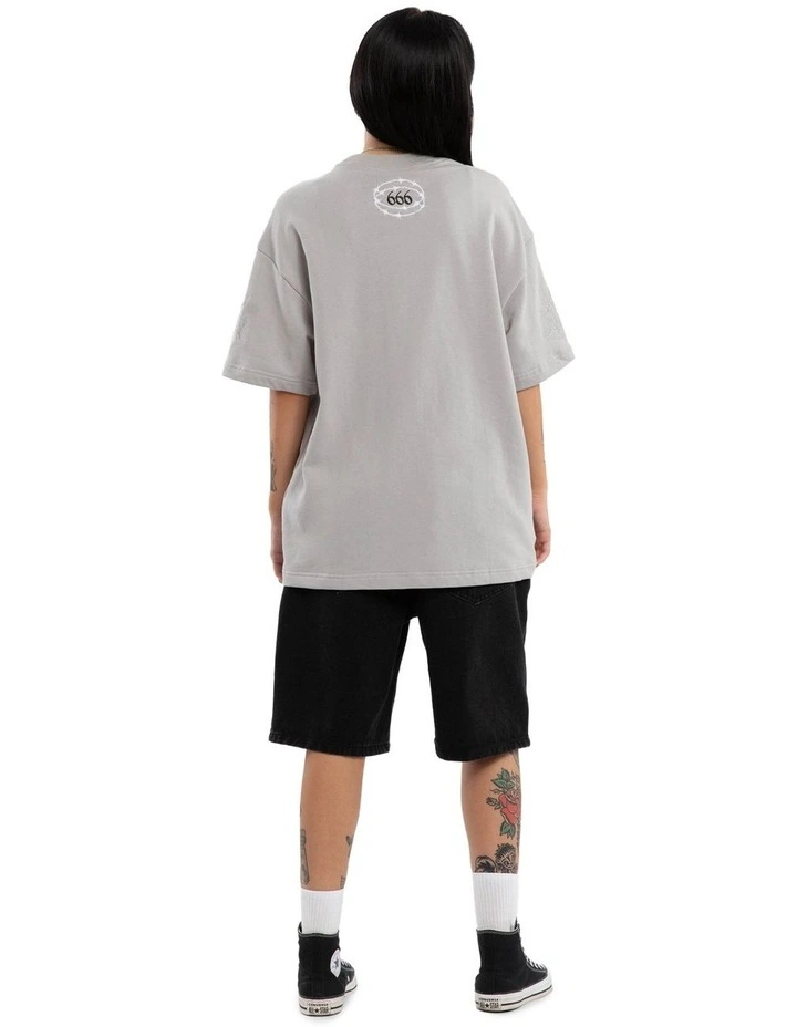 Eternity Loopback Street Tee in Grey image 5