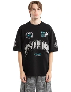 Eternity Loopback Street Tee in Black