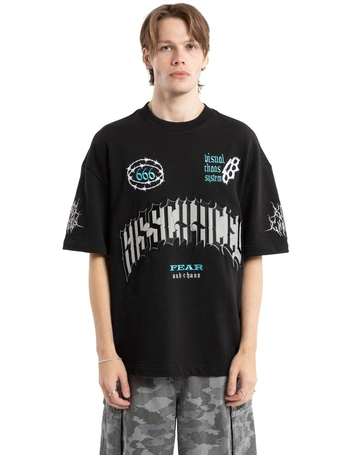Eternity Loopback Street Tee in Black image 1