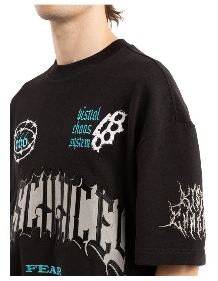 Eternity Loopback Street Tee in Black image 4