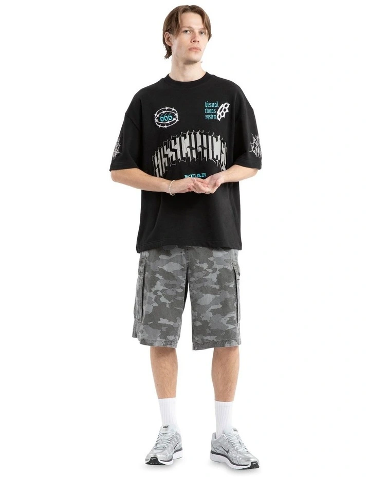 Eternity Loopback Street Tee in Black image 5