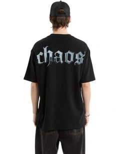 Mirage Box Fit Tee in Black