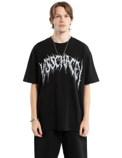Utopia Box Fit Tee in Black