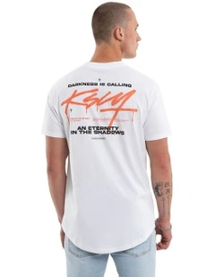 Prodigy Dual Curved Tee in White