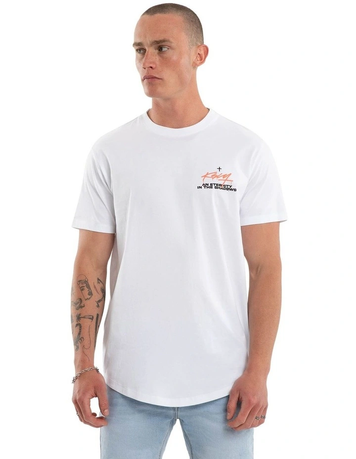 Prodigy Dual Curved Tee in White image 2