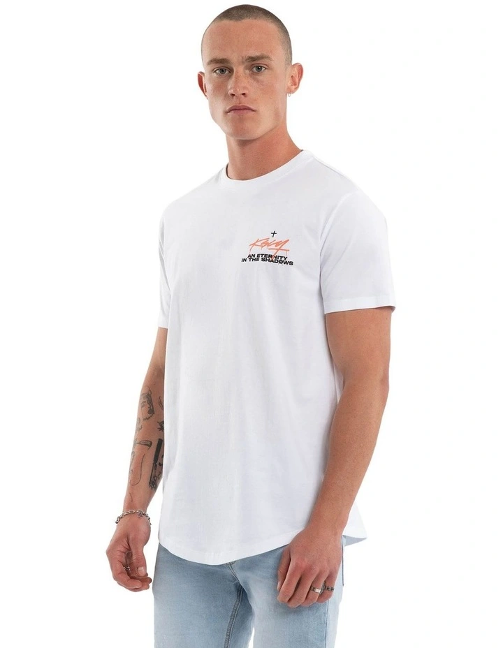 Prodigy Dual Curved Tee in White image 3
