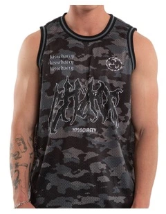Glory Basketball Jersey Tank in Black