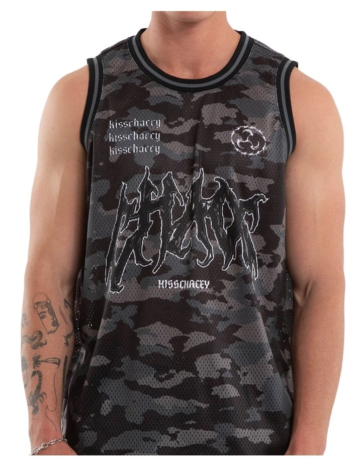 Glory Basketball Jersey Tank in Black image 1