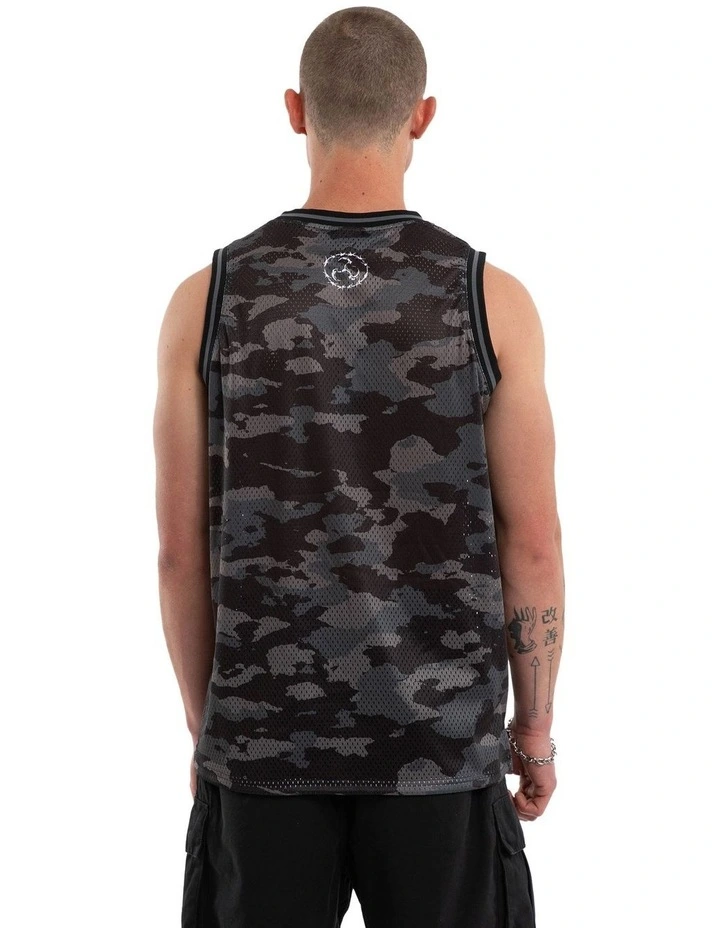 Glory Basketball Jersey Tank in Black image 2