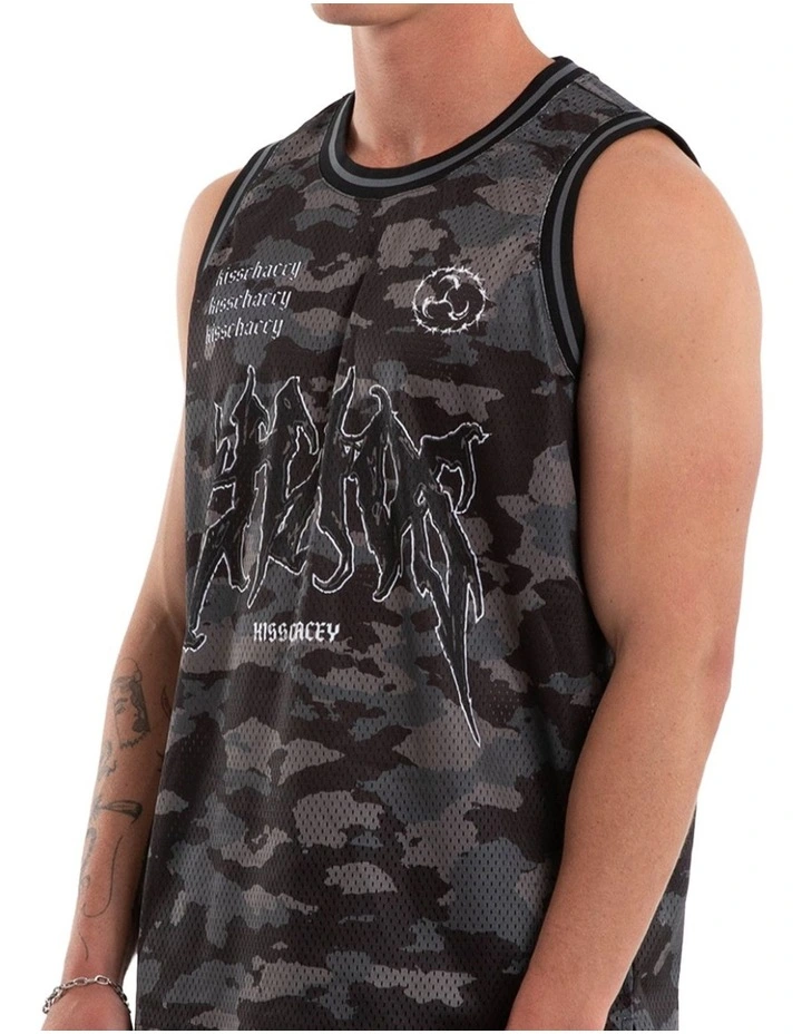 Glory Basketball Jersey Tank in Black image 3