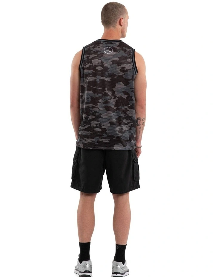 Glory Basketball Jersey Tank in Black image 5