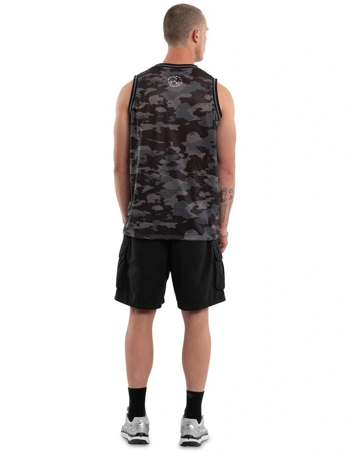 Glory Basketball Jersey Tank in Black image 5