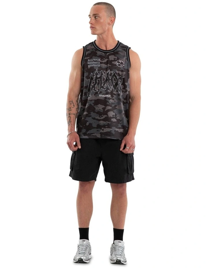 Glory Basketball Jersey Tank in Black image 6