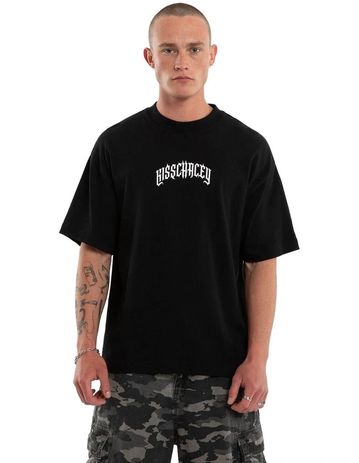 Seek Heaven Street Tee in Black image 2