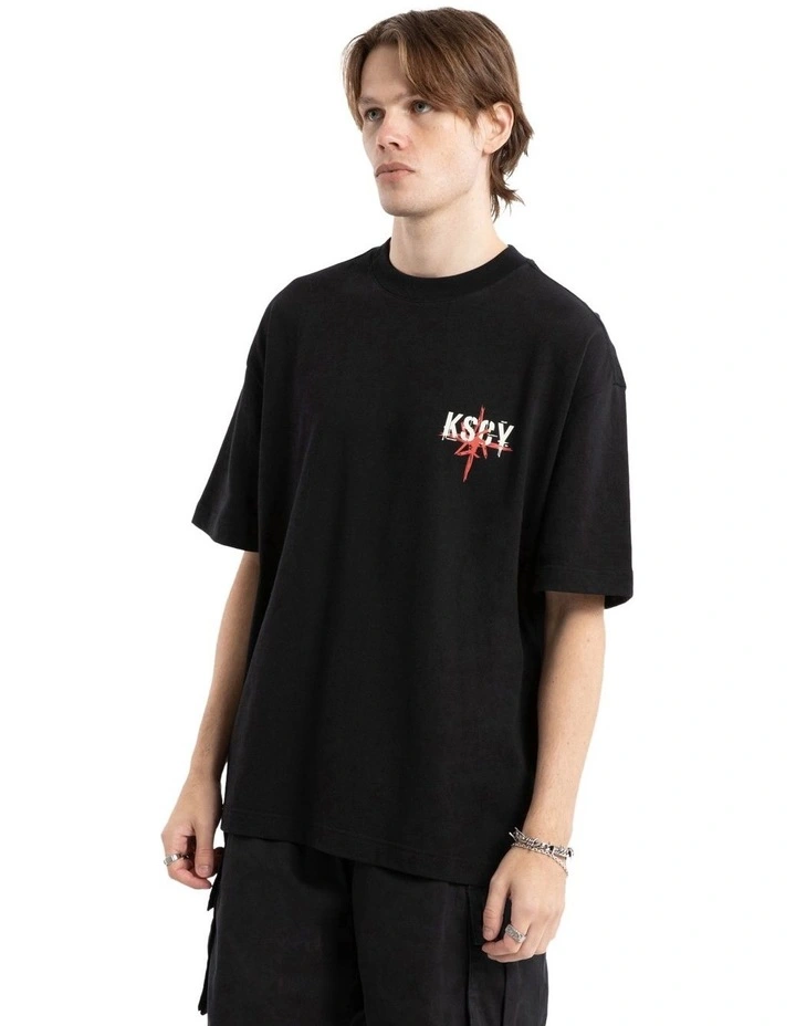 Prophecy Street Tee in Black image 3